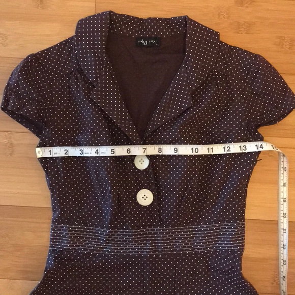 Polka Dot Cap Sleeve Dress - Picture 3 of 7